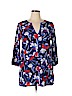J. Crew Factory Store 100% Cotton Blue Casual Dress Size XL - photo 1