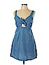 TCEC 100% Cotton Blue Casual Dress Size L - photo 1