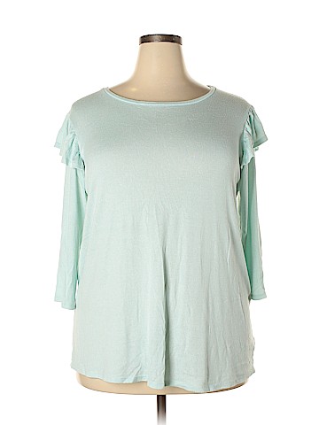 Ava & Viv 3/4 Sleeve Top (view 1)