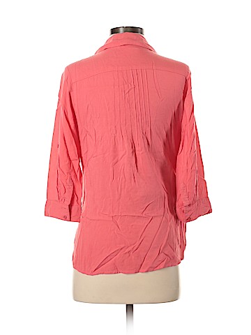 Motherhood 3/4 Sleeve Button-Down Shirt (view 2)