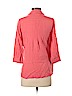 Motherhood 100% Rayon Orange 3/4 Sleeve Button-Down Shirt Size S - photo 2