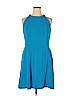 Marc New York 100% Polyester Blue Casual Dress Size 14 - photo 1