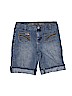 Mudd Solid Blue Denim Shorts Size 12 - photo 1