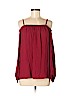Zara 100% Viscose Red Long Sleeve Blouse Size S - photo 1