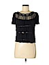 American Eagle Outfitters 100% Viscose Black Short Sleeve Top Size S - photo 1