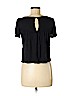 American Eagle Outfitters 100% Viscose Black Short Sleeve Top Size S - photo 2