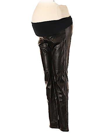 Mama Maternity Faux Leather Pants (view 1)