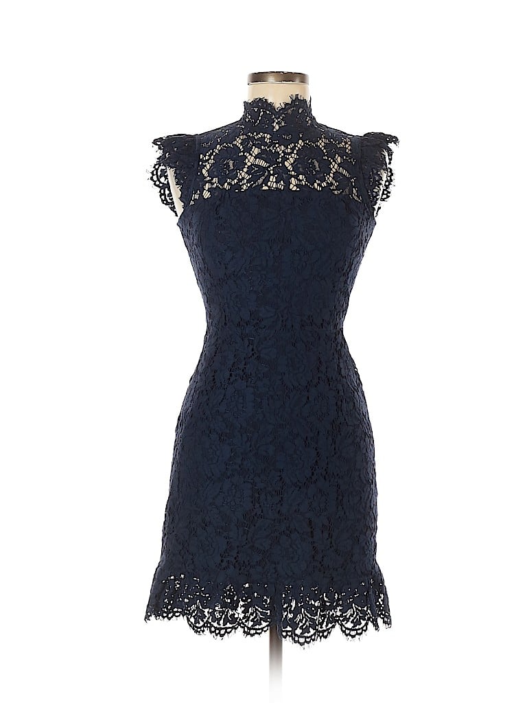 Aijek 100% Polyester Blue Cocktail Dress Size Sm (1) - photo 1