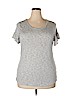 Maurices Gray Short Sleeve T-Shirt Size XL - photo 1