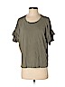 Current/Elliott 100% Cotton Green Short Sleeve Top Size XS (0) - photo 1