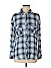 Rails 100% Rayon Blue Long Sleeve Blouse Size M - photo 1
