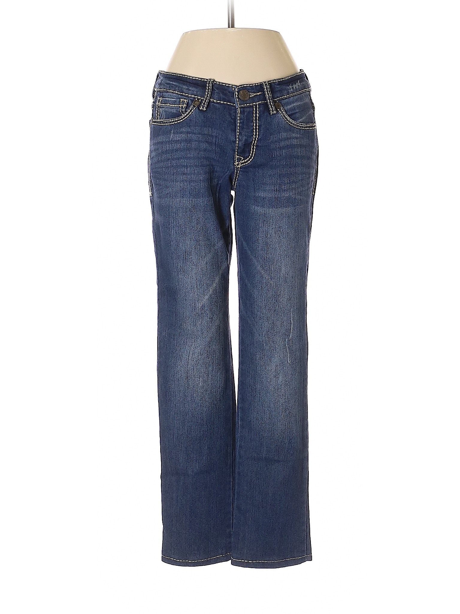 Vintage America Blues Womens Petite Vintage Taper Leg Jean