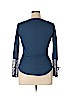 William Rast Blue Long Sleeve Top Size L - photo 2