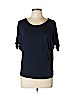 Vince. 100% Rayon Blue Short Sleeve Top Size M - photo 1