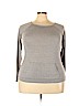 Caralase Gray Long Sleeve Top Size XL - photo 1