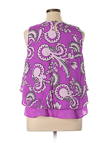 Kaari Blue Sleeveless Blouse (view 2)