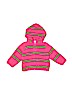 Angel Dear 100% Polyester Stripes Pink Zip Up Hoodie 9-12 MO / 12 MO - photo 1