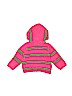 Angel Dear 100% Polyester Stripes Pink Zip Up Hoodie 9-12 MO / 12 MO - photo 2