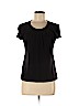 Style&Co Black Short Sleeve Top Size M (petite) - photo 1