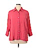 Coldwater Creek Pink Long Sleeve Button-Down Shirt Size XL - photo 1