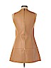 Michael Kors 100% Leather Tan Cocktail Dress Size 6 - photo 2