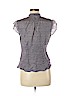 Banana Republic Purple Short Sleeve Blouse Size M (petite) - photo 2