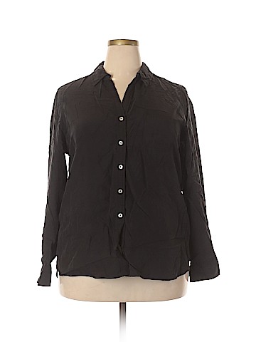 Foxcroft Long Sleeve Button-Down Shirt (view 1)