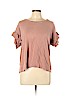 Current/Elliott 100% Cotton Purple Short Sleeve Top Size Med (2) - photo 1