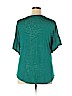 Lane Bryant Teal Short Sleeve Top Size 14 - 16 Plus - photo 2
