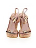 Stuart Weitzman Tan Wedges Size 11 - photo 2