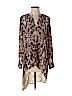 CATHERINE Catherine Malandrino 100% Polyester Brown Long Sleeve Blouse Size S - photo 1
