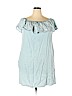 Beach Lunch Lounge 100% Lyocell Blue Casual Dress Size XL - photo 1