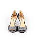 Saks Fifth Avenue Silver Heels Size 8 1/2 - photo 2