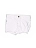 Justice White Denim Shorts Size 12 - photo 1
