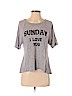 Wildfox Gray Short Sleeve T-Shirt Size S - photo 1