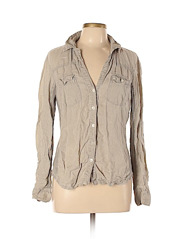 James Perse Long Sleeve Button-Down Shirt (view 1)