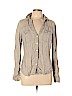 James Perse 100% Linen Gray Long Sleeve Button-Down Shirt Size Lg (3) - photo 1