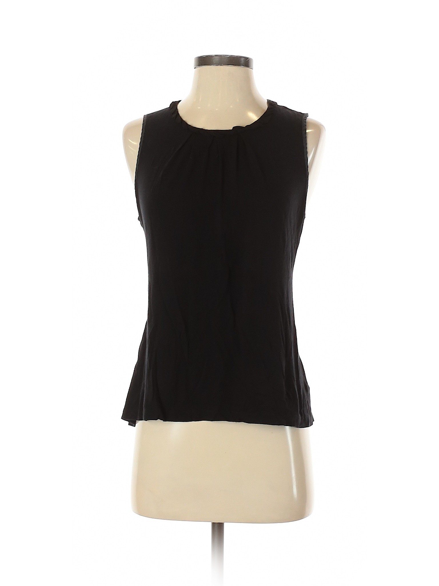 Deletta Solid Black Sleeveless Blouse Size S - 90% off | thredUP