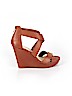 Jessica Simpson Brown Wedges Size 9 1/2 - photo 1