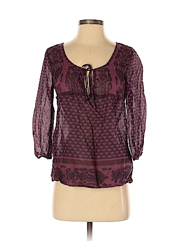 American Eagle Outfitters 3/4 Sleeve Blouse (view 1)