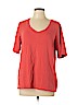 Chico's 100% Cotton Red Short Sleeve T-Shirt Size XL (3) - photo 1