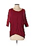 Velvet by Graham & Spencer 100% Rayon Red Short Sleeve Blouse Size P (petite) - photo 1