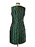 Banana Republic 100% Polyester Green Casual Dress Size 12 - photo 2