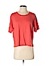 Madewell 100% Polyester Red Short Sleeve T-Shirt Size S - photo 1