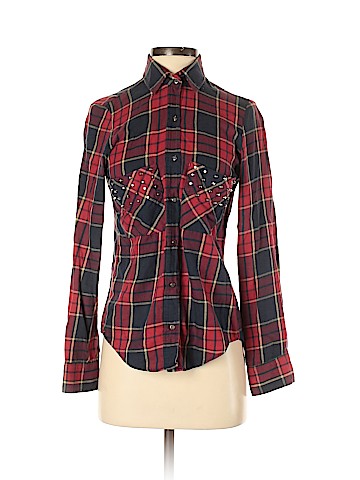 Zara Long Sleeve Button-Down Shirt (view 1)