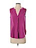 American Eagle Outfitters 100% Polyester Pink Sleeveless Blouse Size S - photo 1