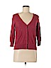 Ann Taylor Red Silk Cardigan Size M - photo 1