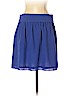 Ann Taylor LOFT 100% Polyester Blue Casual Skirt Size 0 (petite) - photo 2