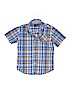 Chaps Blue Short Sleeve Button-Down Shirt Size 6 - 7 - photo 1