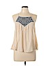 Assorted Brands 100% Rayon Tan Sleeveless Blouse Size L - photo 1